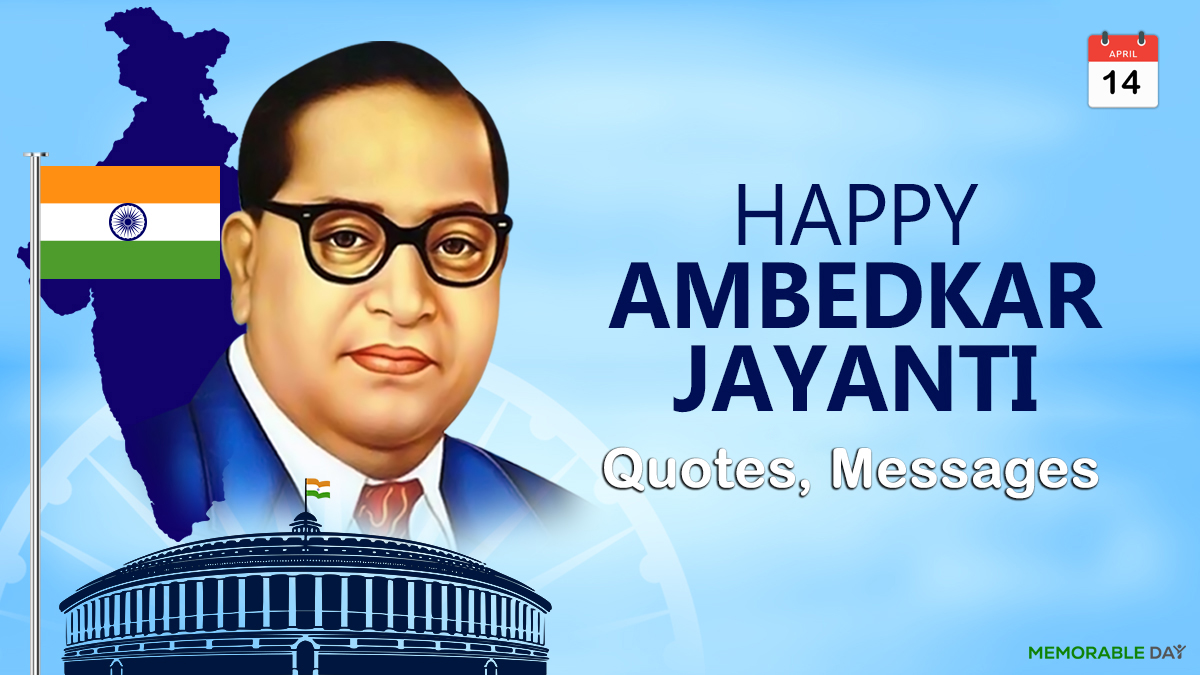 Happy Ambedkar Jayanti Quotes, Messages, Greetings in Hindi