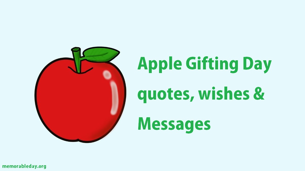 Apple Gifting Day quotes wishes