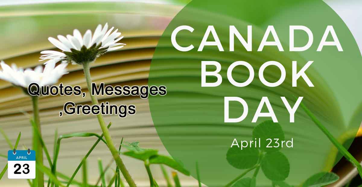 Canada Book Day Quotes, Wishes, Messages