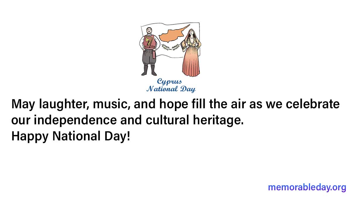 Cyprus National Day Messages