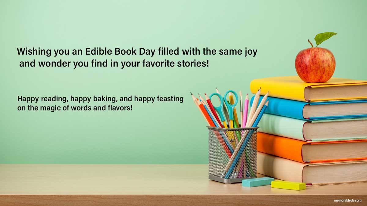 Edible Book Day Wishes