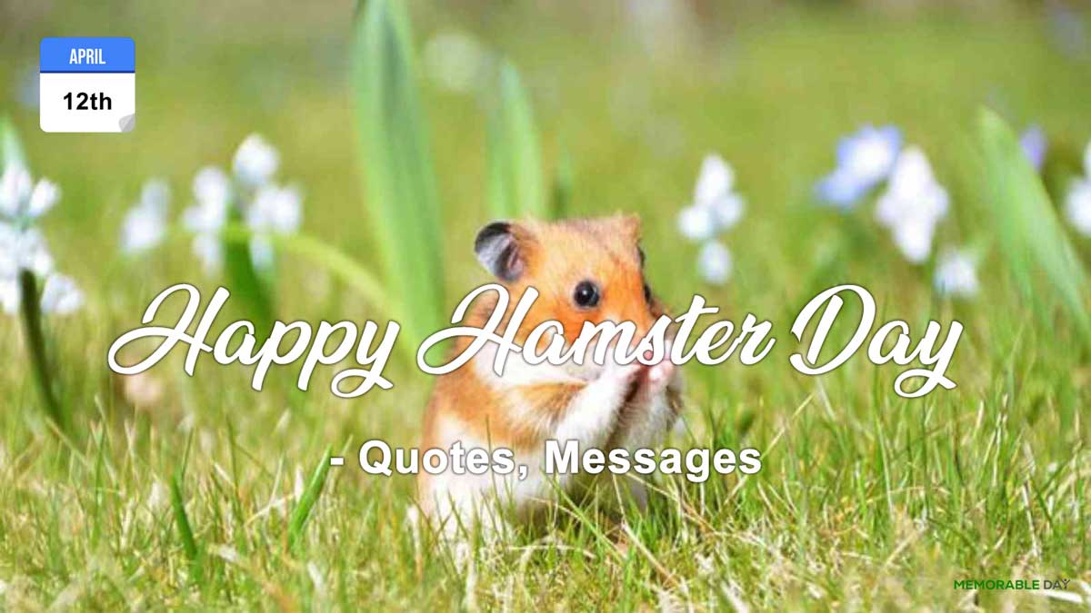 Hamster Day Quotes, Messages, Greetings