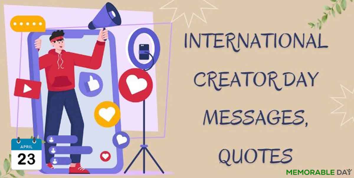 International Creator Day Quotes, Wishes, Messages