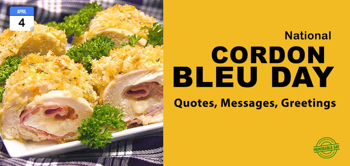 National Cordon Bleu Day Quotes Messages
