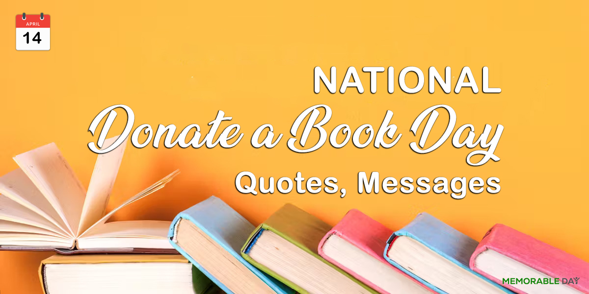 National Donate a Book Day
