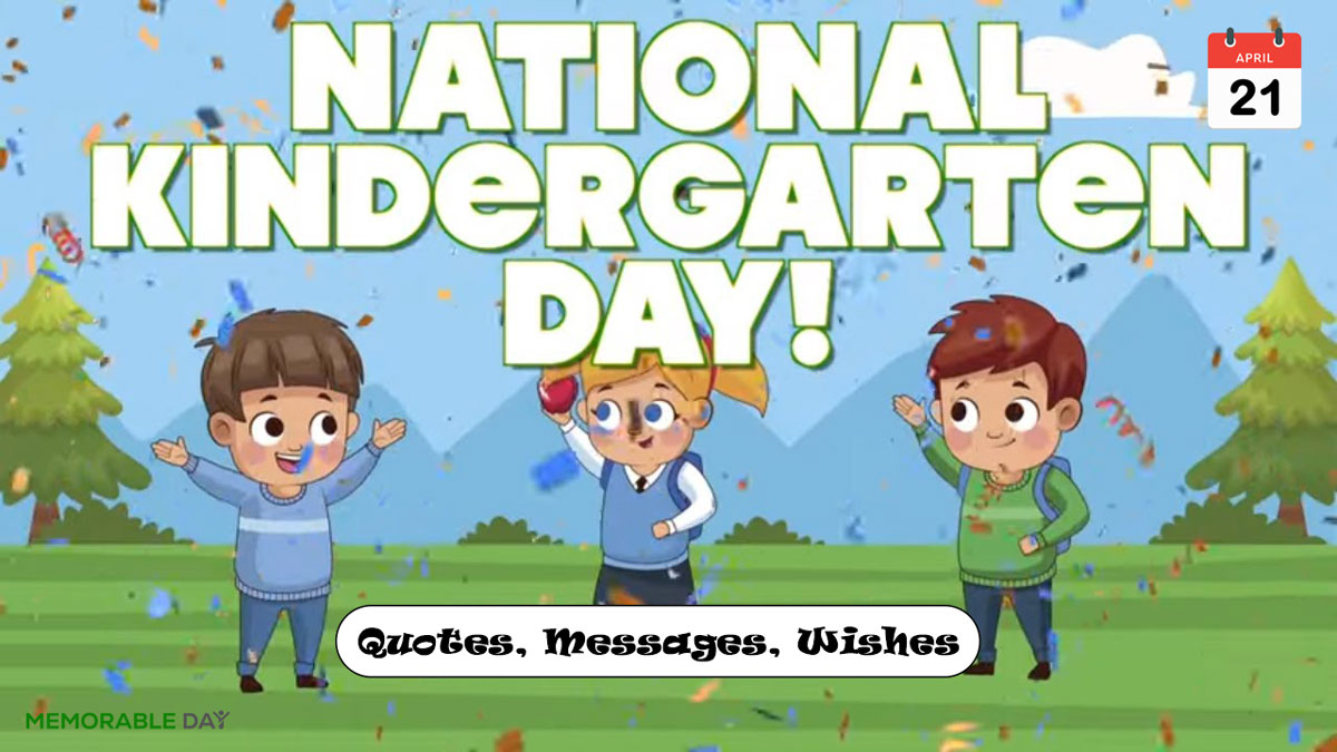 National Kindergarten Day Quotes, Wishes, Messages