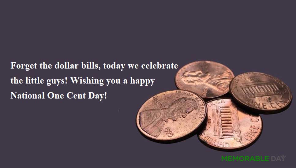 National One Cent Day Greetings