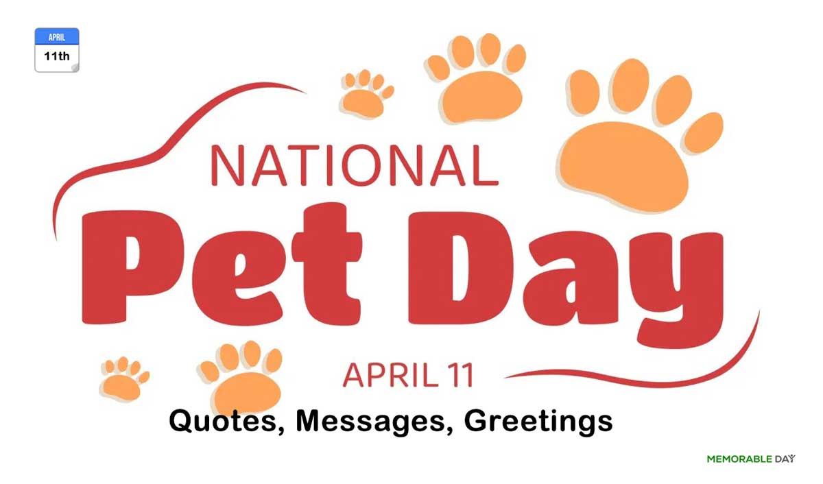 National Pet Day Quotes, Messages, Greetings