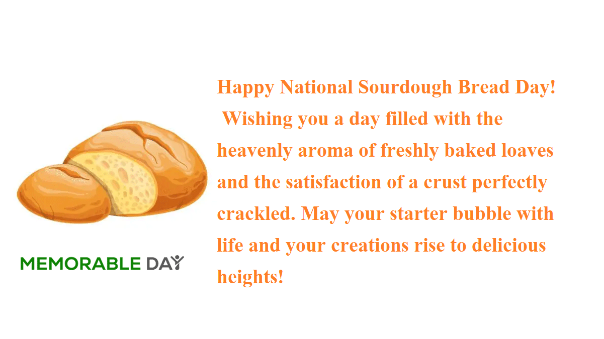 National Sourdough Bread Day Wishes online