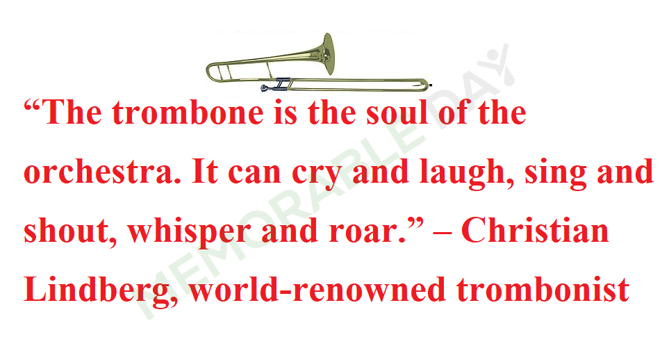 National Trombone Players Day Quotes new