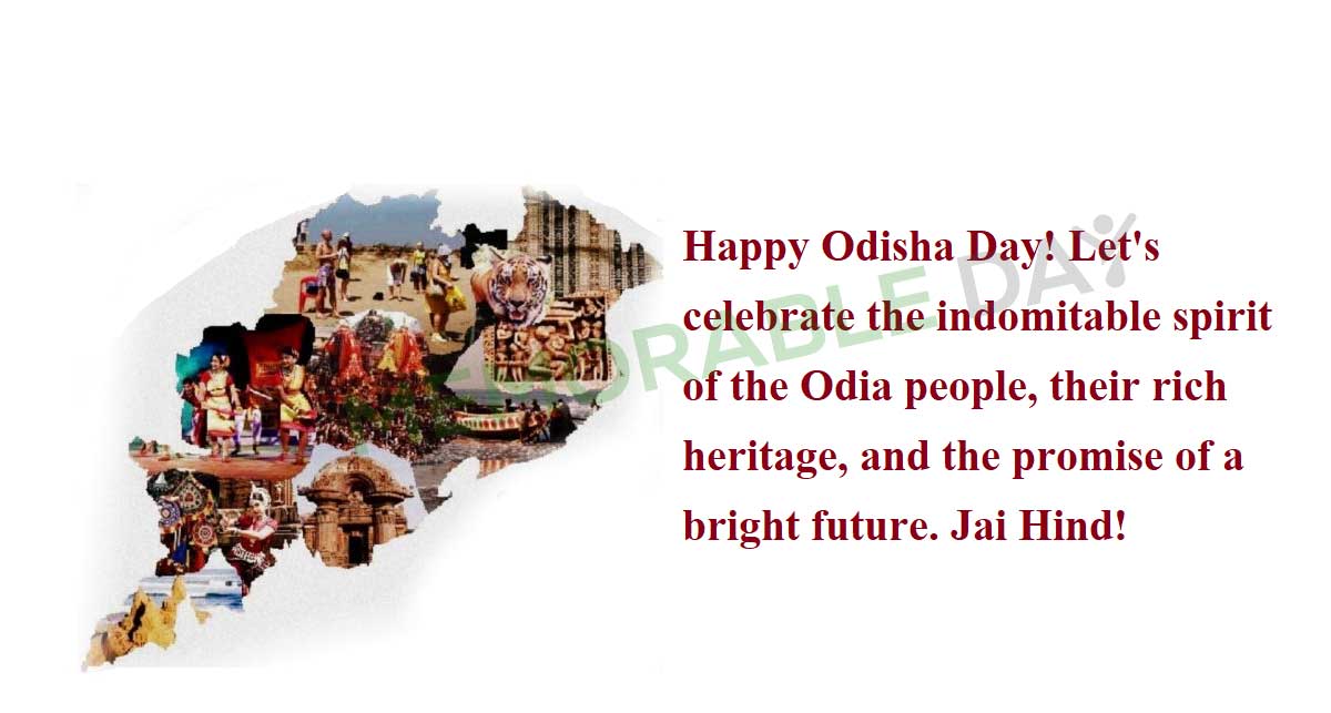 Odisha Day Greeting of