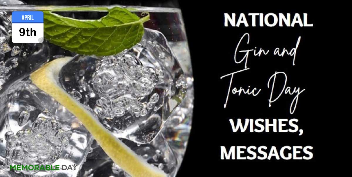 National Gin and Tonic Day Quotes