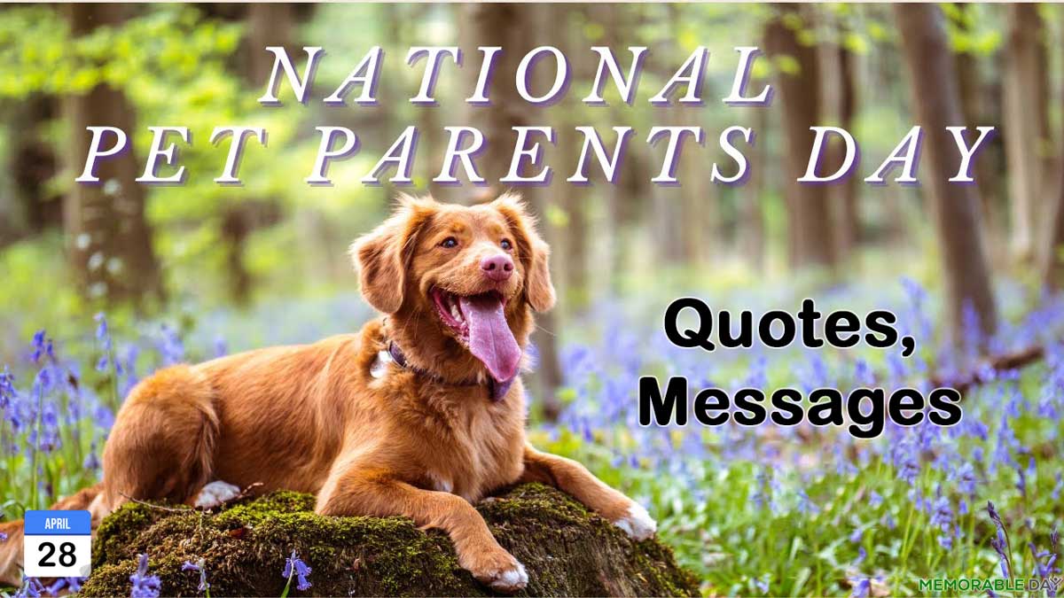 National Pet Parents Day Quotes, Wishes, Messages