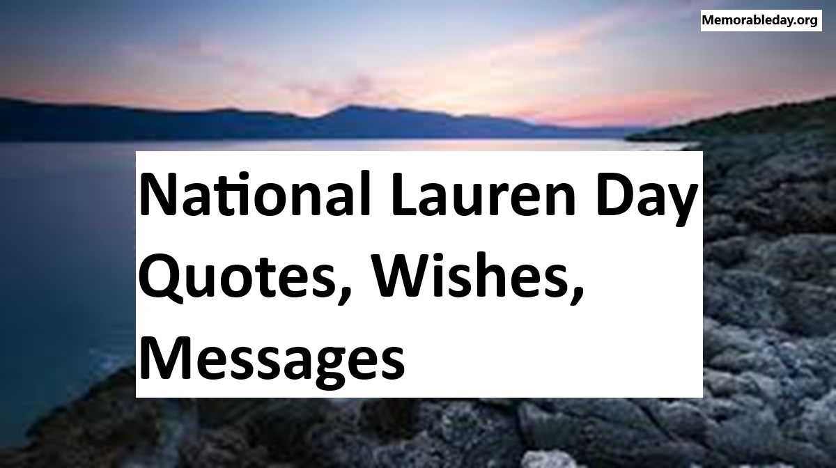 National Lauren Day Quotes pic