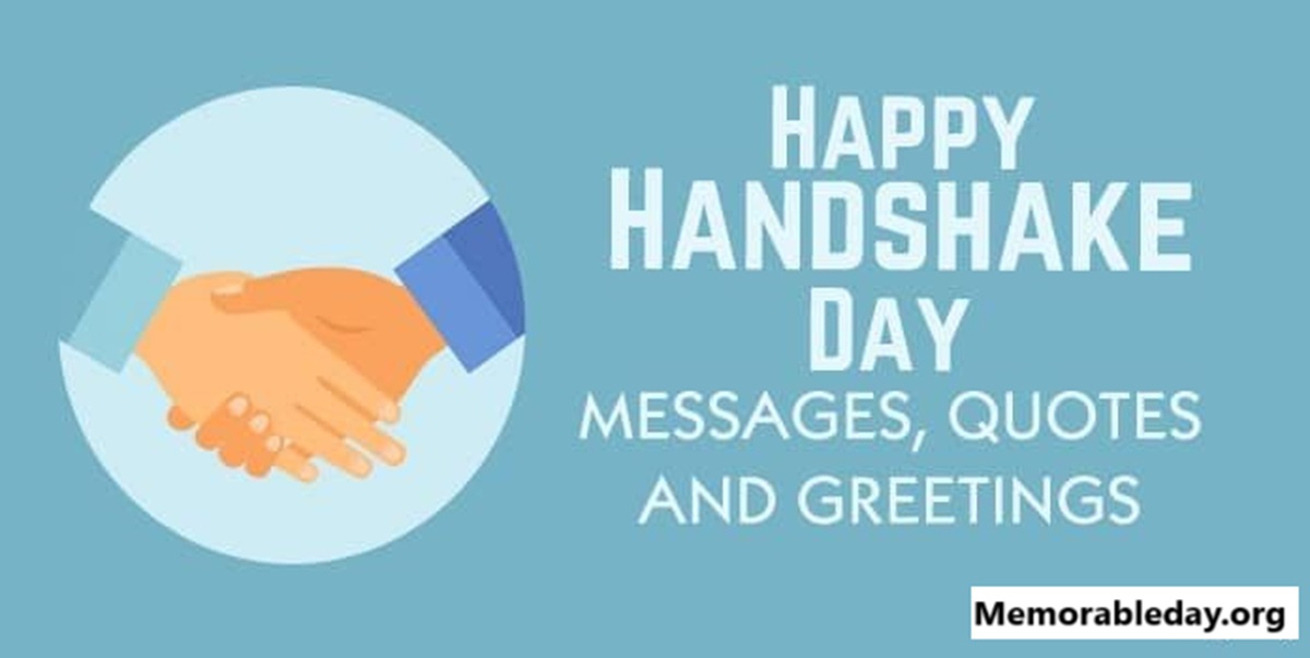 National Handshake Day Quotes pic