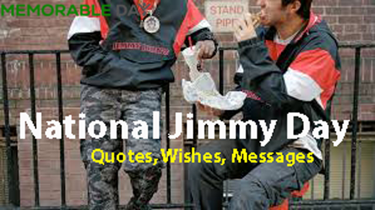 National Jimmy Day Date