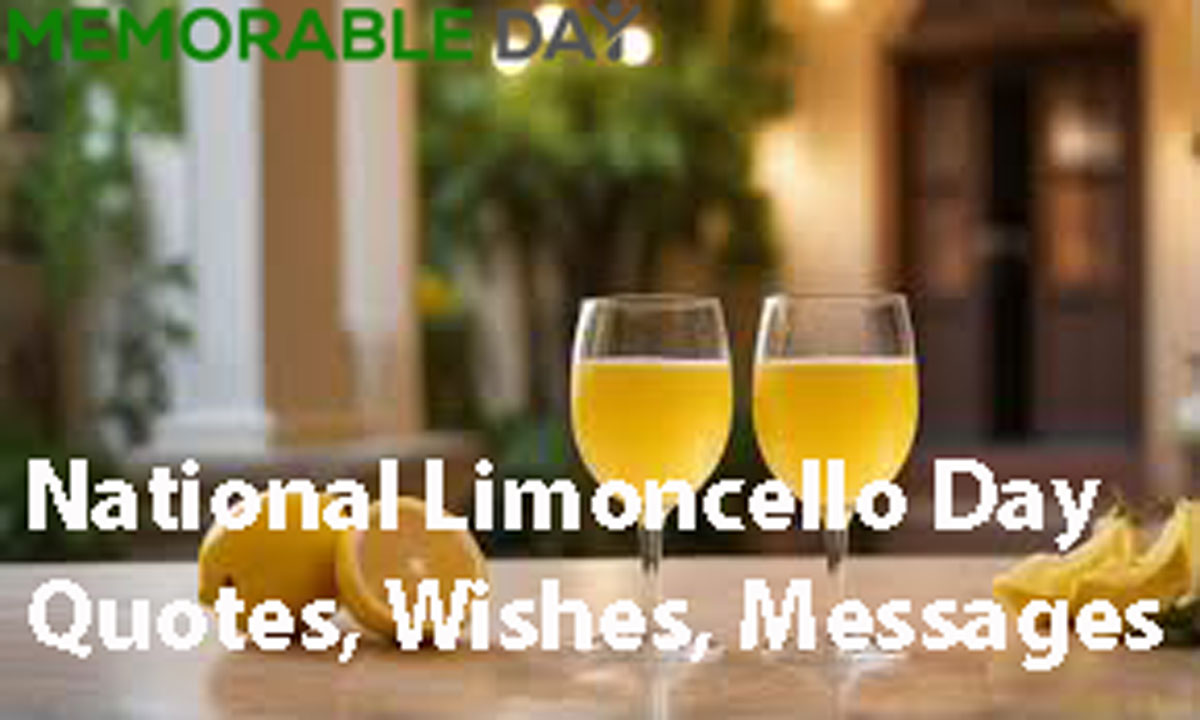 National Limoncello Day Date