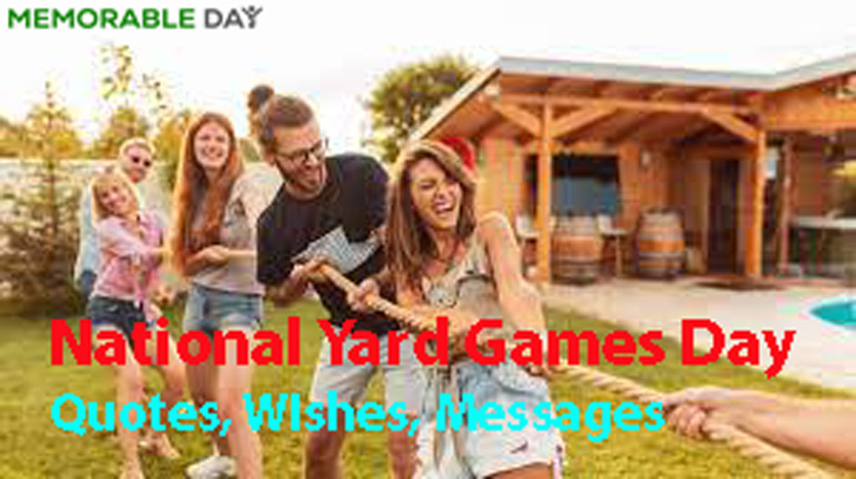 National Yard Games Day Date