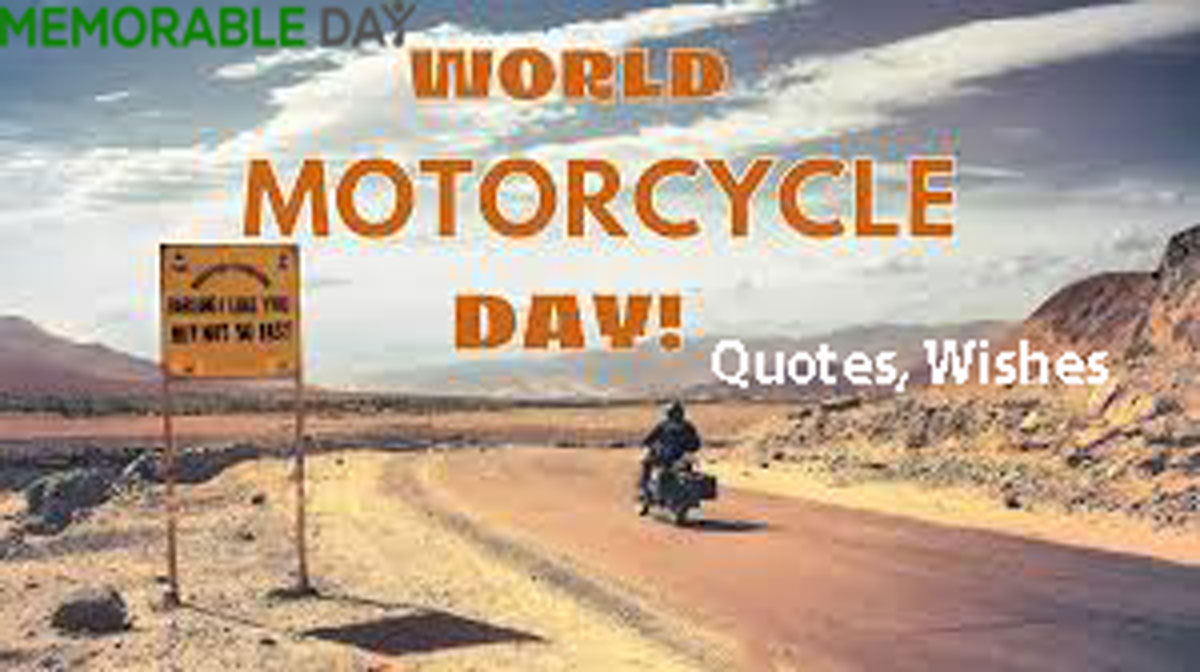 World MotorCycle Day Date