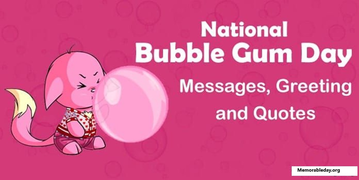 national bubble gum day Quotes pic