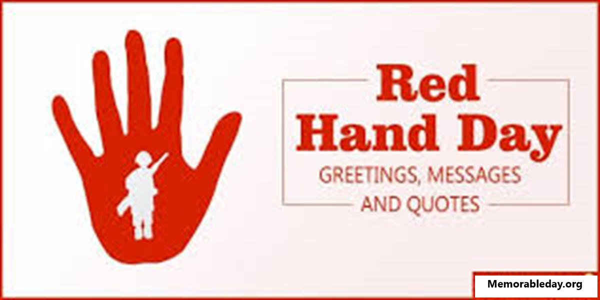 Red Hand Day Quotes pic