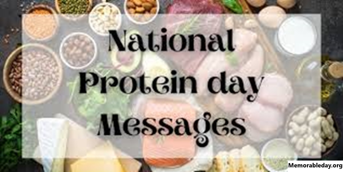 National Protein day Quotes pic