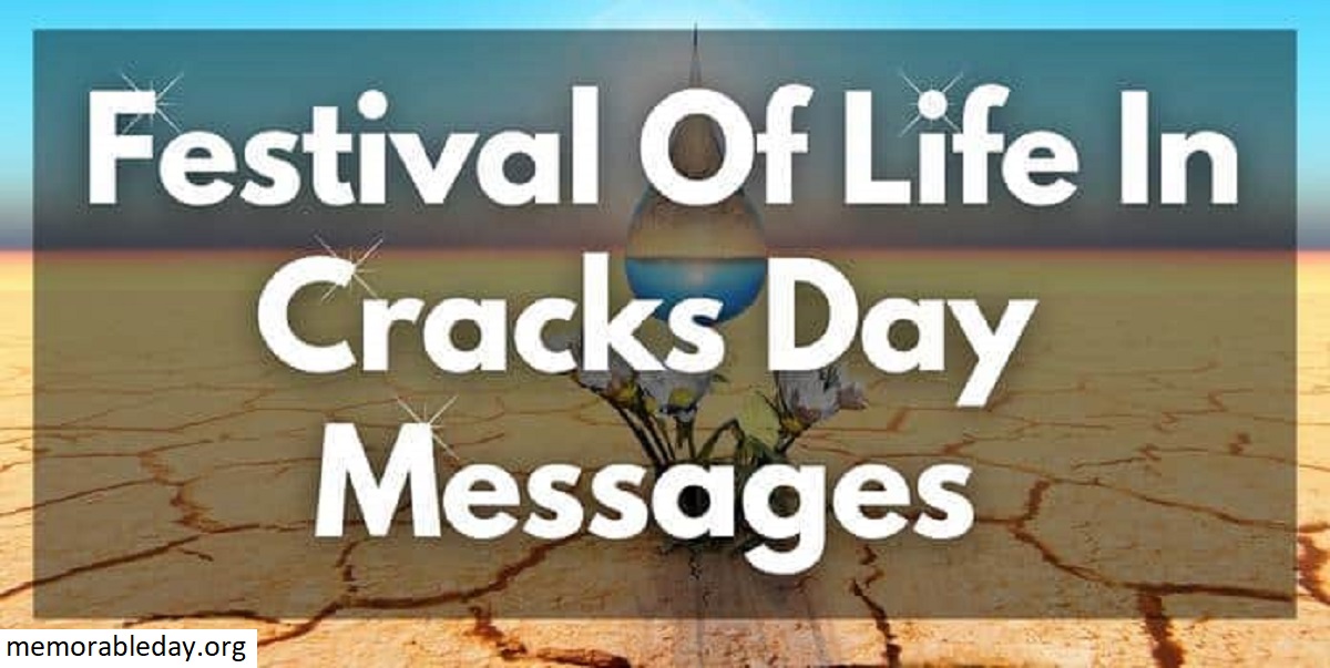 Festival Of Life In Cracks Day Quotes Pic