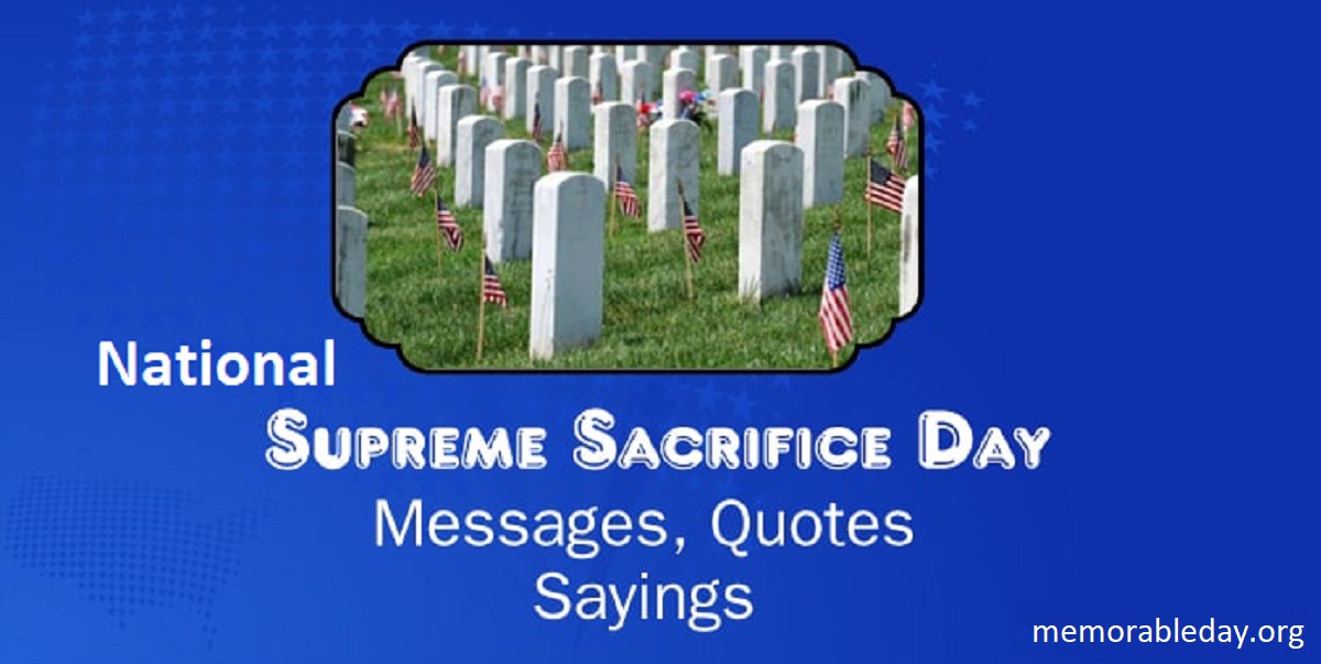 National Supreme Sacrifice Day Quotes Pic