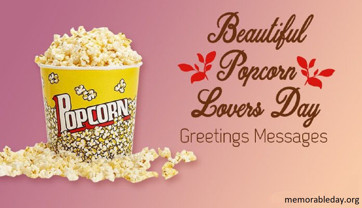 Popcorn Lover's Day Quotes Pic