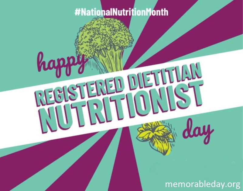 Registered Dietitian Nutritionist Day Quotes Pic