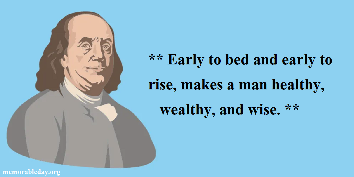 Benjamin-Franklin-Day quotes