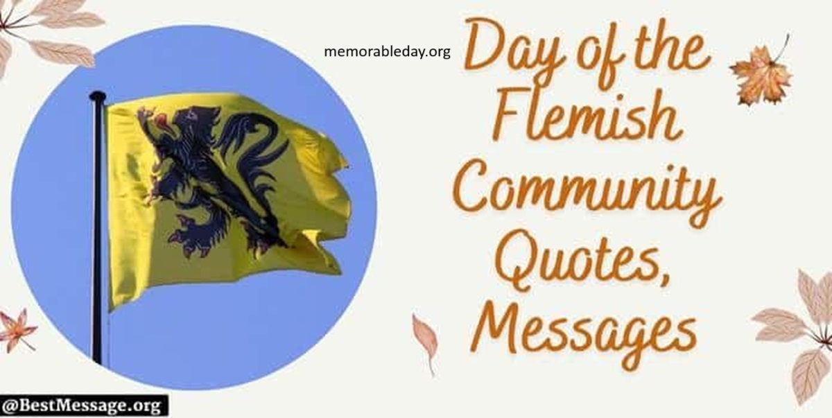 Day of the Flemish Community Quotes pic