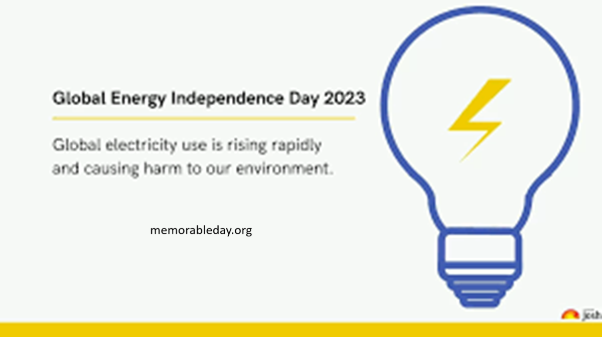 Global Energy Independence Day Quotes pic