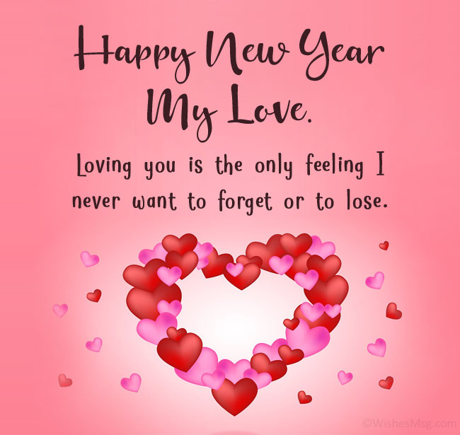 Happy New Year Message for Husband