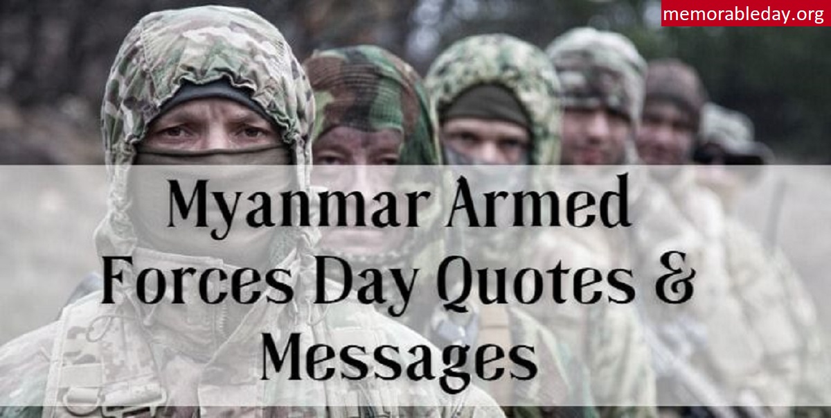 Myanmar Armed Forces Day Quotes Pic