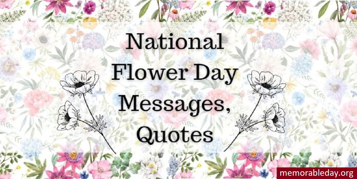 National Flower Day Quotes Pic