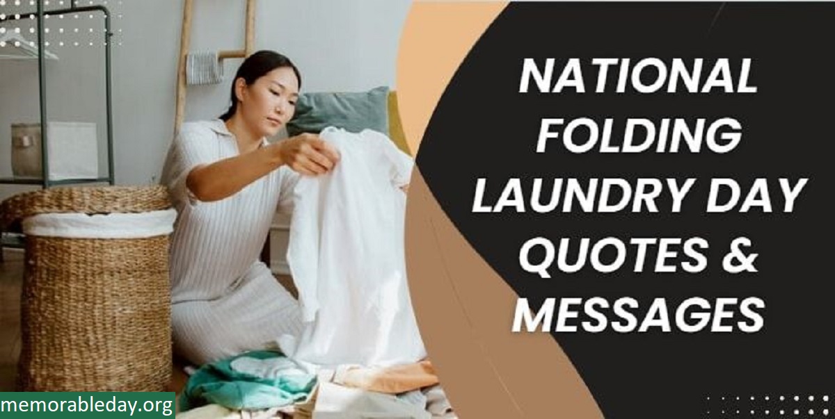 National Folding Laundry Day Quotes Pic