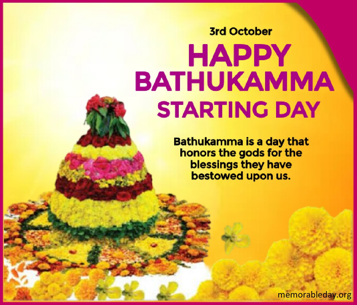 Bathukamma Starting Day Pic