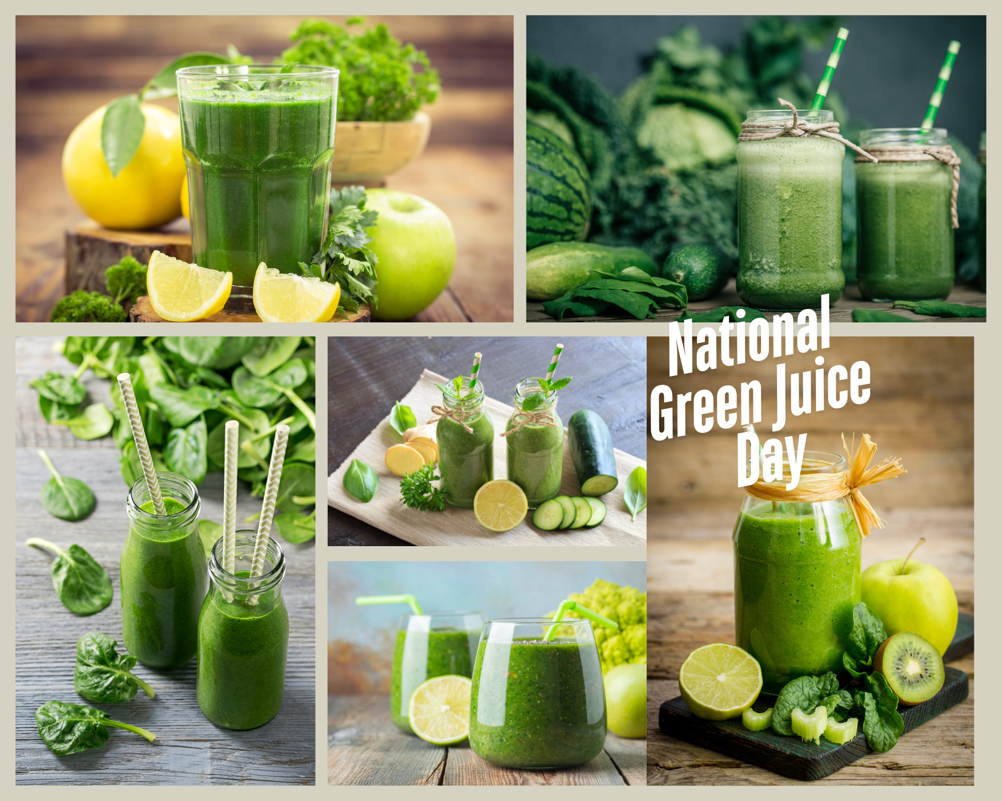 Celebrate National Green Juice Day on January 2