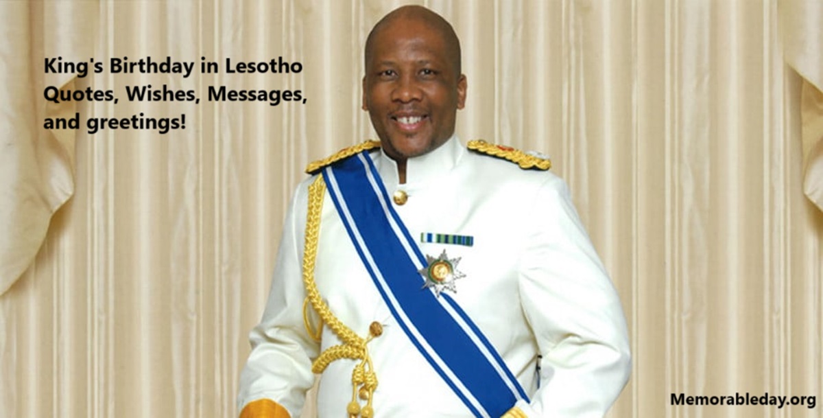 King's Birthday in Lesotho Quotes pic