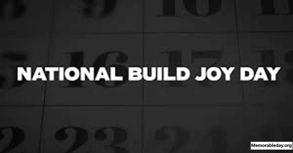 National Build Joy Days