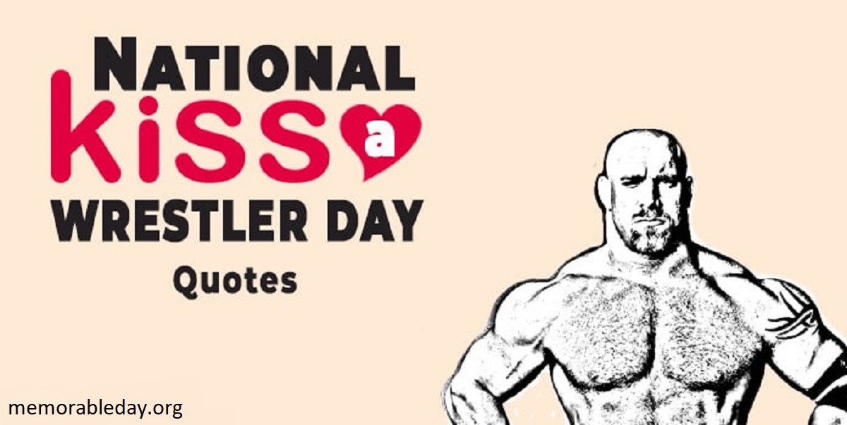 National Kiss a Wrestler Day Pic