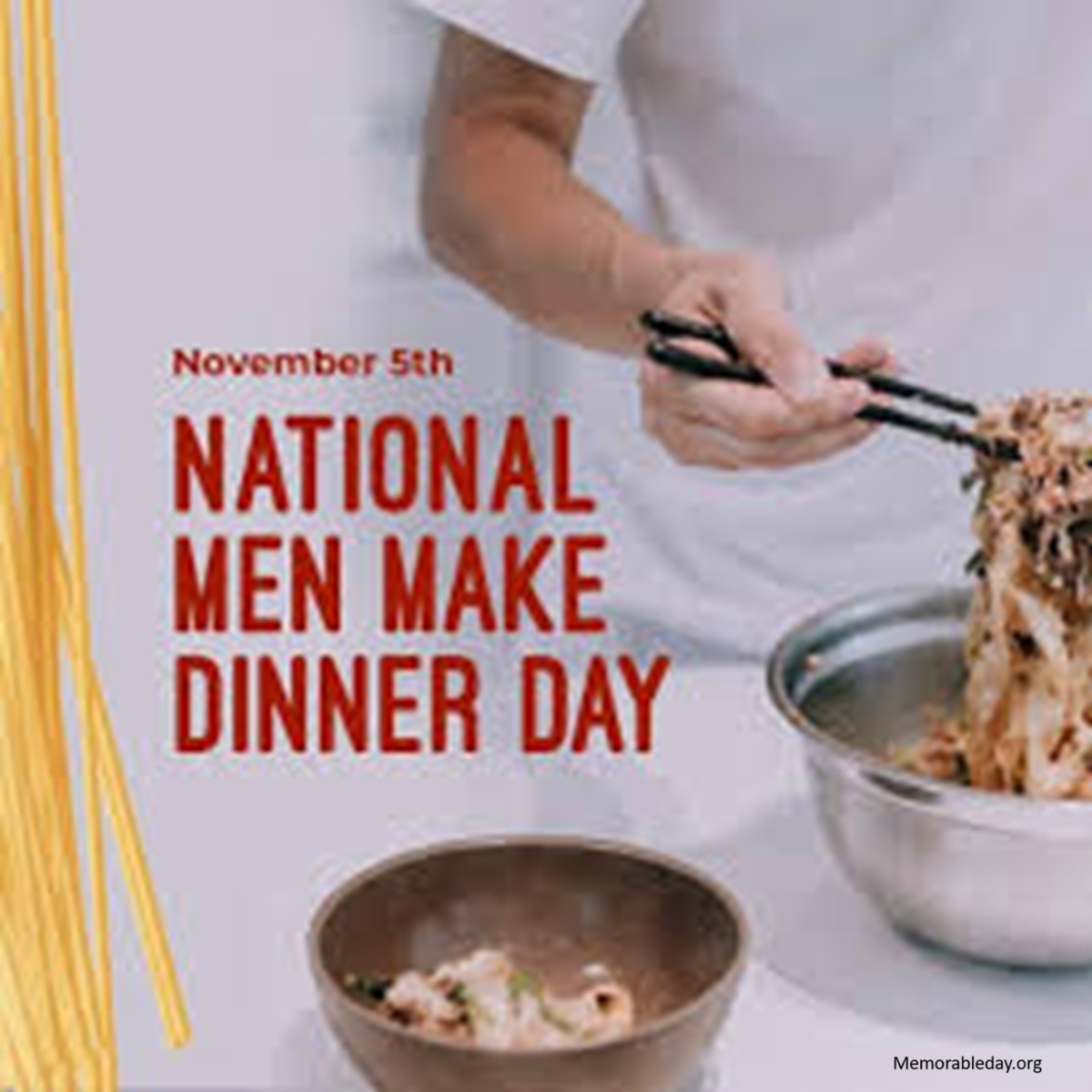 National Men Make Dinner Day