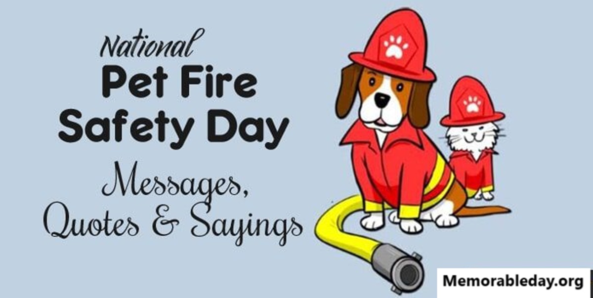 National Pet Fire Safety Day Quotes pic