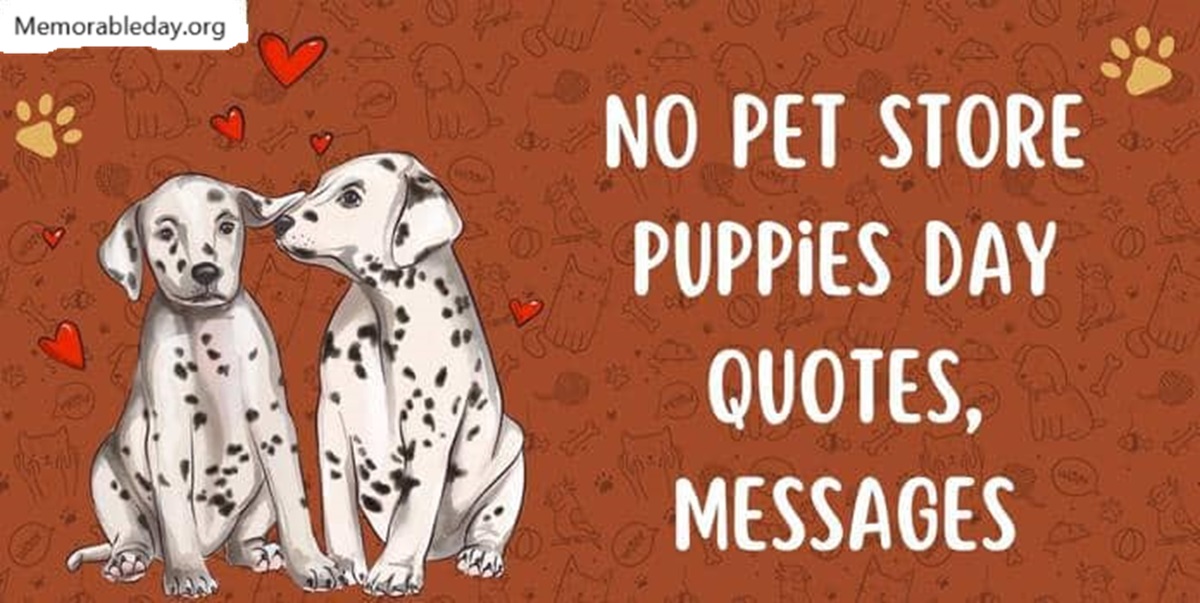 No Pet Store Puppies Day Quotes pic