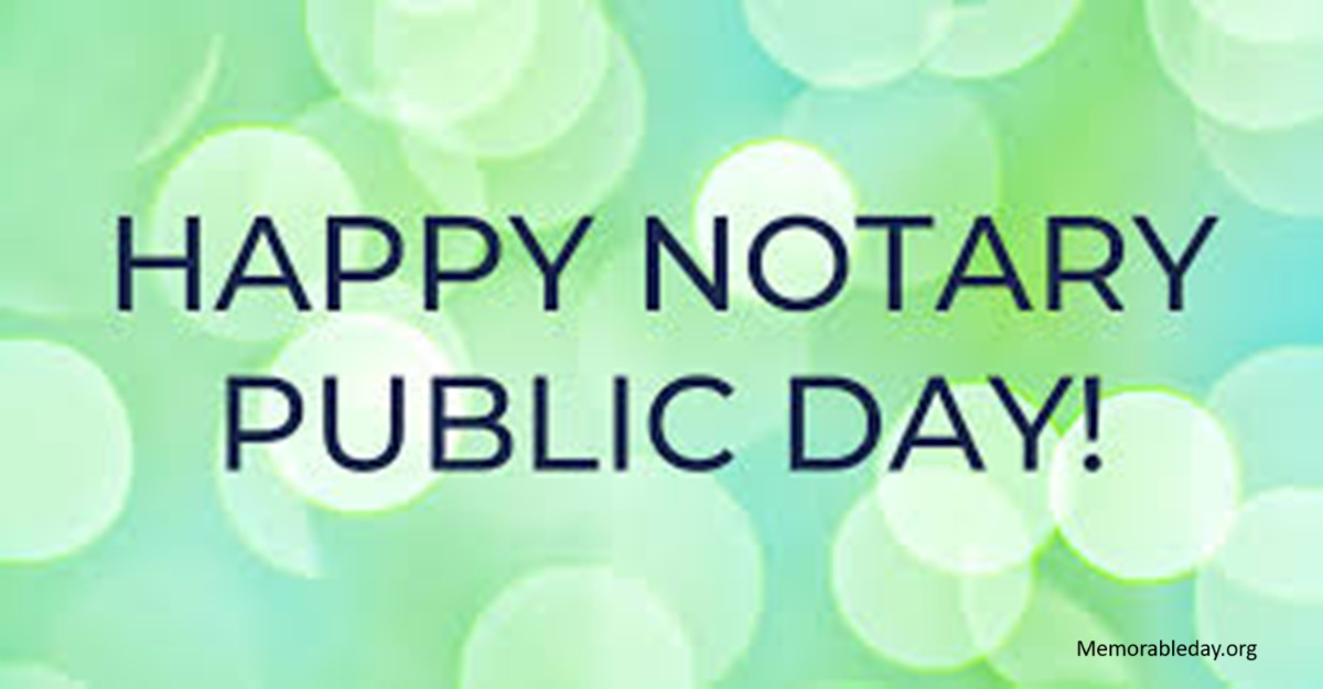 Notary Public Day