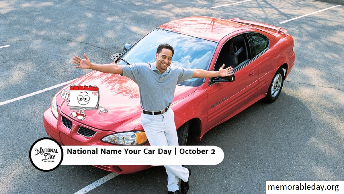 national name your car day Pic