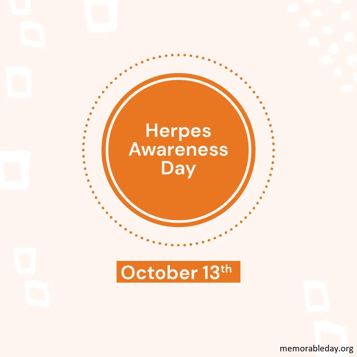 Herpes Awareness Day Pic