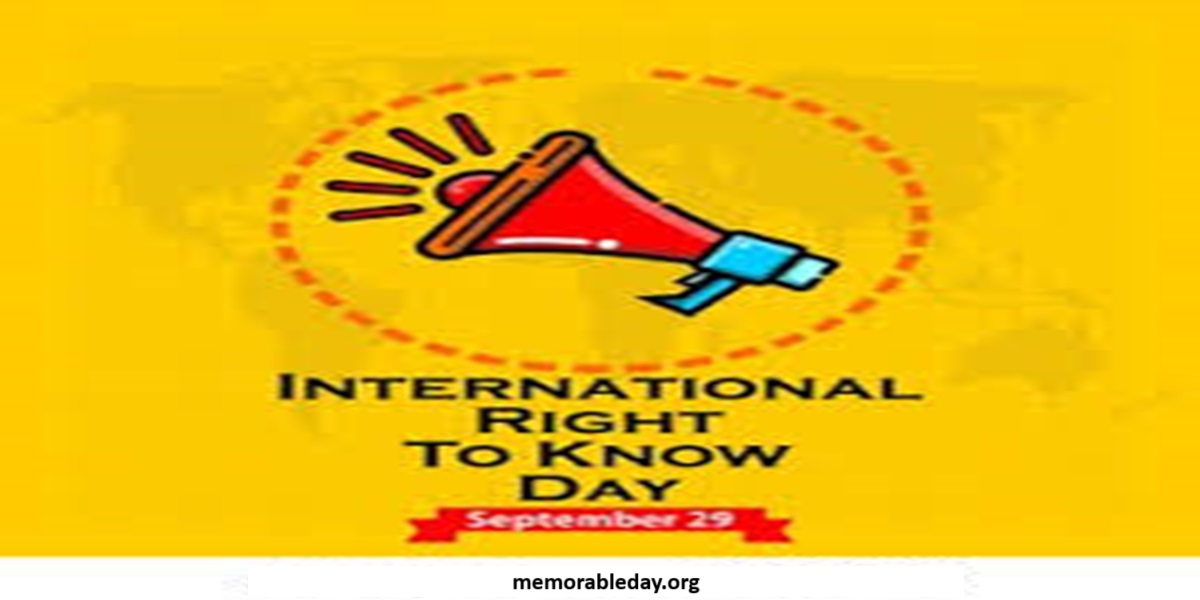 International Right to Know Day