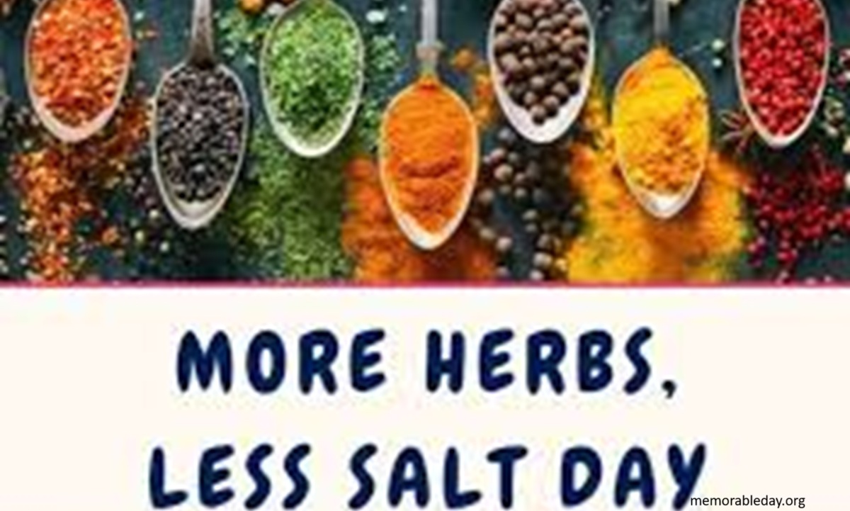 More Herbs, Less Salt Day